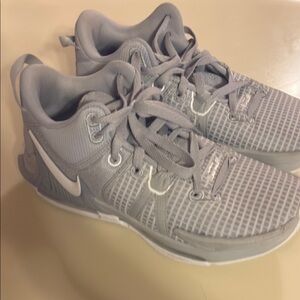 Nike Light Gray Running Shoes